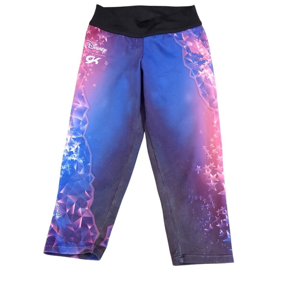 Disney Purple GK Gymnastics Capri Pants Girls Size CM